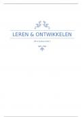 Leerdoelen samenvatting Leren & Ontwikkelen, CIJFER: 8,2