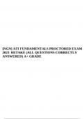 [NGN] ATI FUNDAMENTALS PROCTORED EXAM  2023  RETAKE (ALL QUESTIONS CORRECTLY  ANSWERED) A+ GRADE       1.	A nurse is planning care for a group of clients. Which of the following tasks should the nurse delegate to an assistive personnel?  A.	Changing the d