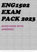 ENG1502 EXAM PACK 2023