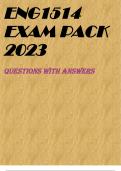 ENG1514 EXAM PACK 2023