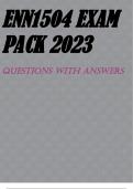 ENN1504 EXAM PACK 2023