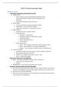 NUR 212 Final Exam Study Guide.