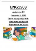 ENG1503 ASSIGNMENT 2 SEMESTER 2 2023