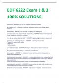 EDF 6222 Exam 1 & 2 100% SOLUTIONS/EDF 6222 Exam 1 & 2 100% SOLUTIONS