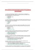 ATI nutrition proctored latest version 70 questions and answers 