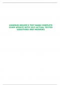 USAREUR DRIVER'S TEST BANK COMPLETE EXAM UPDATE WITH 2023 ACTUAL TESTED QUESTIONS AND ANSWERS