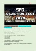 SPC Exam 2 (Official) 2023 /Questions With Complete Solutions (A+)