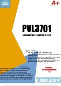 PVL3701 Assignment 1 Semester 2 Answers Due 5 September 2023 (Page References Included as Per Instructions)