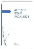 AFL1503 EXAM PACK 2023