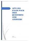 APY1501 EXAM PACK 2023