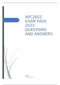 APC2602 EXAM PACK 2023