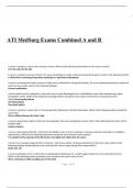 ATI MedSurg Exams Combined A and B 