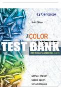 Test Bank For The Color of Justice: Race, Ethnicity, and Crime in America - 6th - 2018 All Chapters - 9781337091862