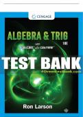 Test Bank For Algebra & Trigonometry - 10th - 2018 All Chapters - 9781337271172