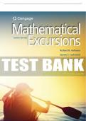 Test Bank For Mathematical Excursions - 4th - 2018 All Chapters - 9781305965584