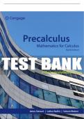 Test Bank For Precalculus: Mathematics for Calculus - 8th - 2024 All Chapters - 9780357753637