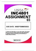 INC4801 ASSIGNMENT 03 DUE 08SEPTEMBER2023 