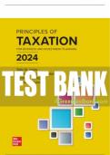 Test Bank For Principles of Taxation for Business and Investment Planning 2024 Edition, 27th Edition All Chapters - 9781265674090