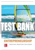 Test Bank For Entrepreneurship, 11th Edition All Chapters - 9781260043730