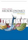 Test Bank For Microeconomics: An Intuitive Approach with Calculus - 2nd - 2017 All Chapters - 9781305650466
