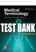 Test Bank For Medical Terminology: Learning Through Practice, 2nd Edition All Chapters - 9781264898992