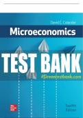 Test Bank For Microeconomics, 12th Edition All Chapters - 9781266477690