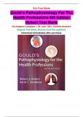 Gould’s Pathophysiology For The Health Professions 6th Edition Hubert Test Bank