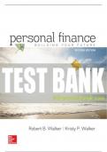 Test Bank For Personal Finance, 2nd Edition All Chapters - 9780077861728