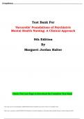 Test Bank For Varcarolis' Foundations of Psychiatric Mental Health Nursing A Clinical Approach  9th Edition