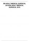 RN ADULT MEDICAL SURGICAL 2019/RN ADULT MEDICAL SURGICAL 2019