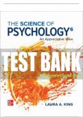 Test Bank For The Science of Psychology: An Appreciative View, 6th Edition All Chapters - 9781264194957