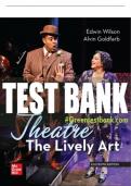 Test Bank For Theatre: The Lively Art, 11th Edition All Chapters - 9781260719338