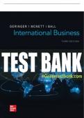 Test Bank For International Business, 3rd Edition All Chapters - 9781264067527