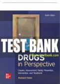 Test Bank For Drugs in Perspective: Causes, Assessment, Family, Prevention, Intervention, and Treatment, 10th Edition All Chapters - 9781260240672