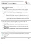 SS ATI Practice Assessment 2023.Answer Key for Stroke and Intracranial Problems