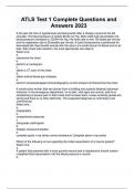 ATLS Test 1 Complete Questions and Answers 2023  A 22-year-old man is hypotensive and tachycardic after a shotgun wound to the left shoulder. His blood pressure is initially 80/40 mm Hg. After initial fluid resuscitation his blood pressure increases to 12