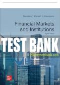 Test Bank For Financial Markets and Institutions, 8th Edition All Chapters - 9781260772401