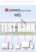 Test Bank For Connect Master Online Access for Management Information Systems, 1st Edition All Chapters - 9781260871876