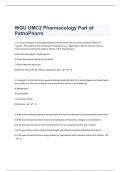 WGU Pharmacology Questions With Correct Answers