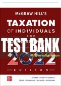 Test Bank For McGraw Hill's Taxation of Individuals and Business Entities 2022 Edition, 13th Edition All Chapters - 9781260734294