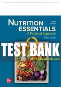 Test Bank For Nutrition Essentials: A Personal Approach, 3rd Edition All Chapters - 9781260259001