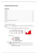 Summary Statistics 2nd year