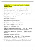 SCCJA BLE Pre-Academy Cumulative Study Guide – Notes