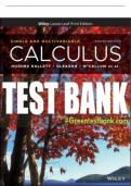 Test Bank For Calculus: Single and Multivariable, 8th Edition All Chapters - 9781119694298