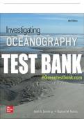 Test Bank For Investigating Oceanography, 4th Edition All Chapters - 9781264091171