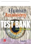 Test Bank For Human Anatomy, 6th Edition All Chapters - 9781260210262