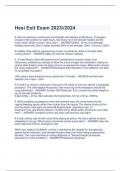 Hesi Exit Exam 2023//2024questions and varified answers