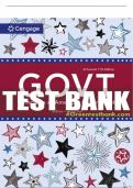 Test Bank For GOVT, Enhanced - 11th - 2024 All Chapters - 9780357795538