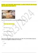 SOPHIA Art History I Final Milestone UPDATED 2023 EXAM 100- RATED HIGH SCORE PASS NEW!!!! .pdf