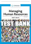 Test Bank For Managing Human Resources - 19th - 2023 All Chapters - 9780357716519